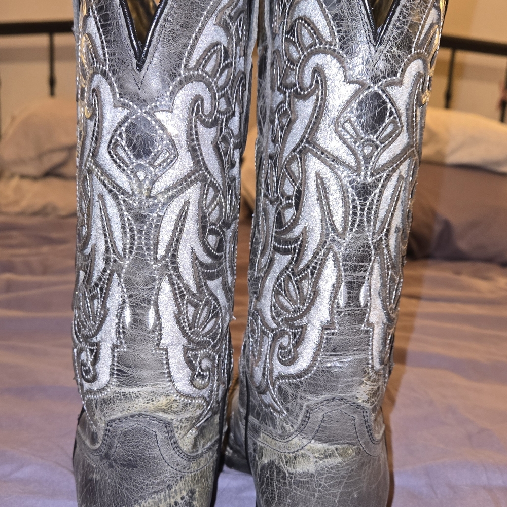 JB Dillon Women's Cowboy Boots - Picture 2 of 5